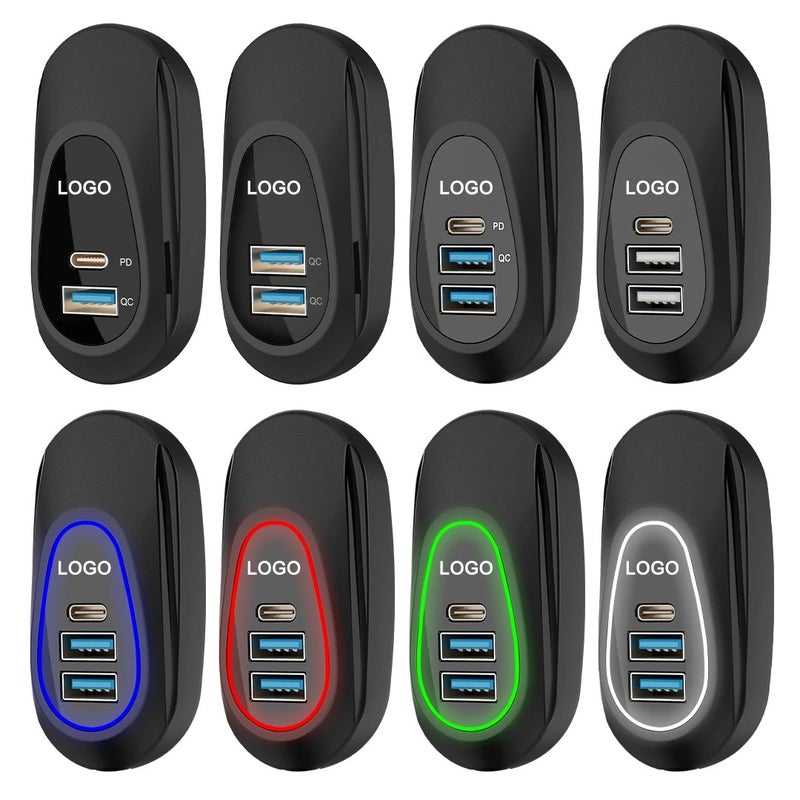 Bluejw 12V/24V Car Charger, Waterproof Dual USB PD3.0 & QC3.0 Output, 24 Volt Automobile Charger Accessory Power Socket for Bus, Truck, RV - Image 1